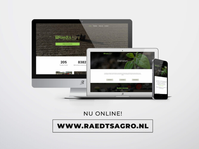 Nette website voor Raedts Agro