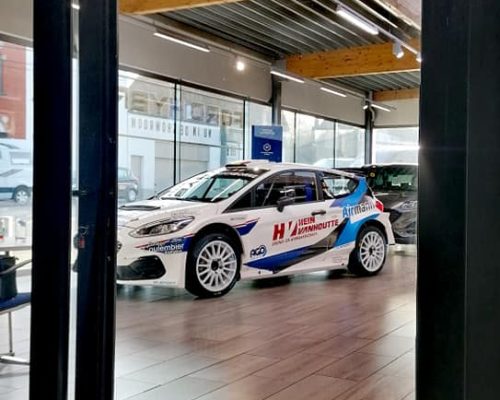 Ford Fiesta Rally2 ontwerp voor Kim Bauwens Racing