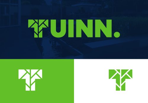 Huisstijl en logo voor hoveniersbedrijf TUINN.